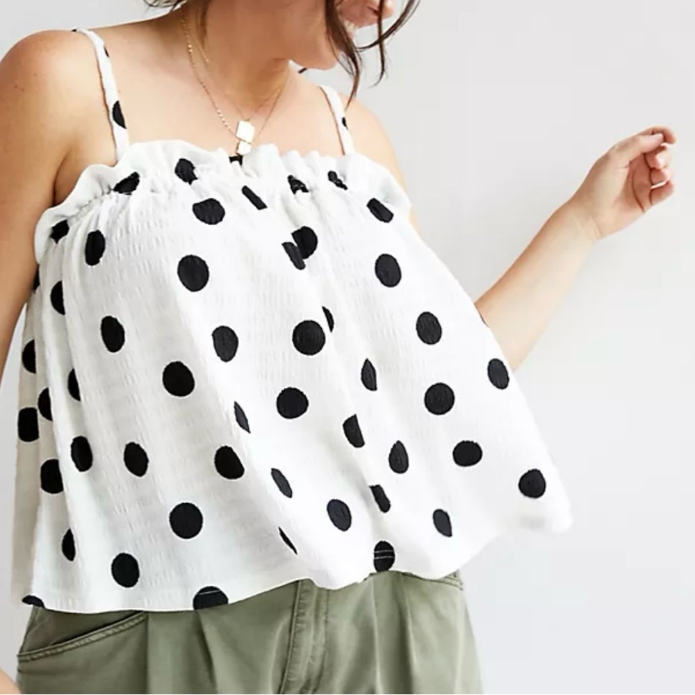 Anthropology, Strap tie shoulder, crop top